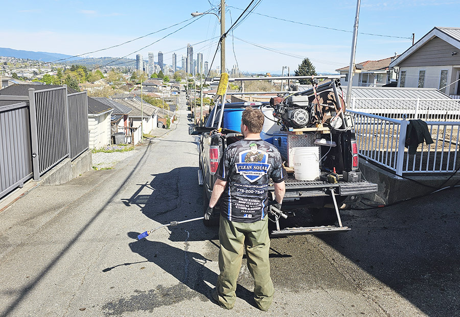 clean squad property services exterior cleaning in burnaby